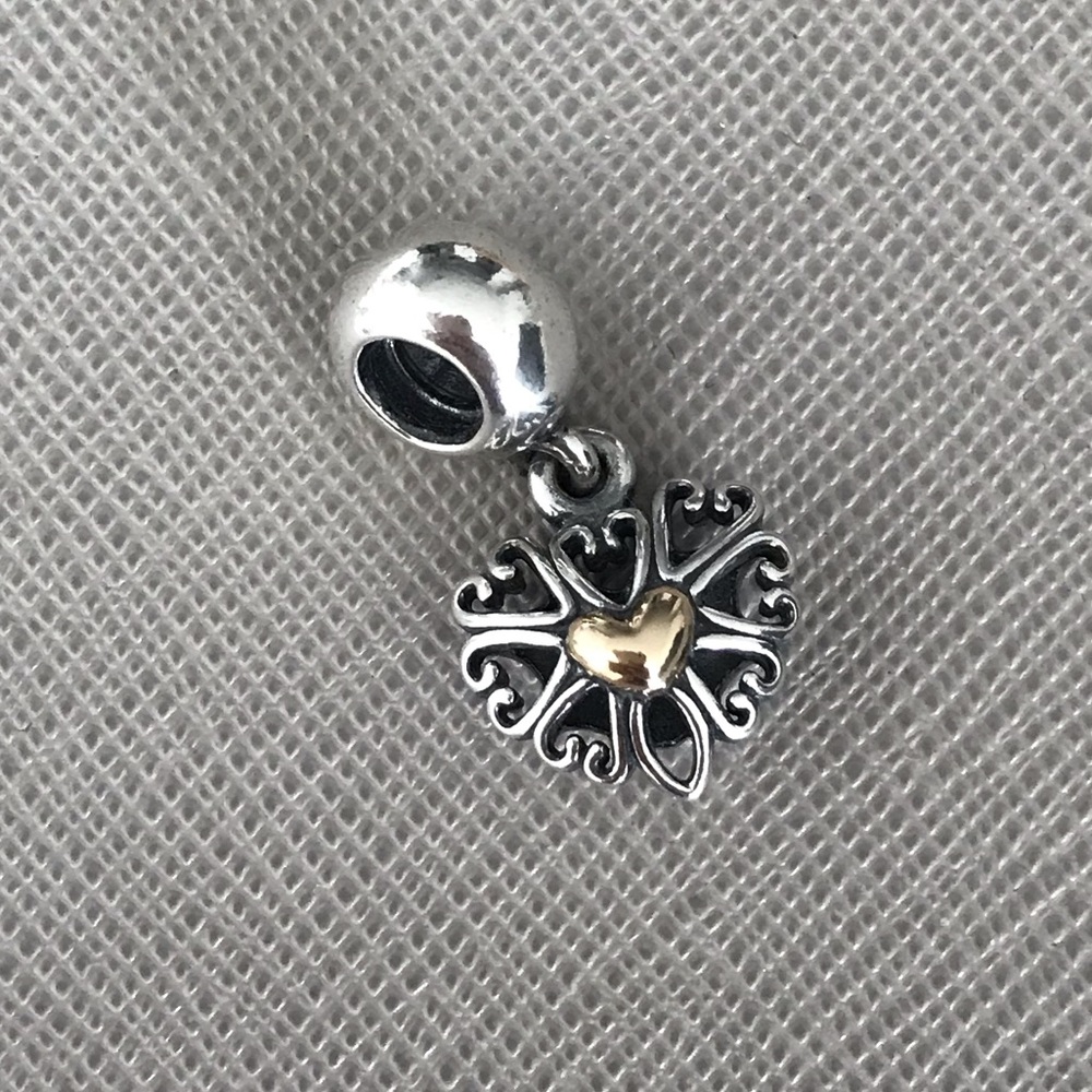 Retired Pandora Heart Dangle